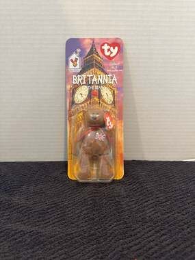 McDonald's Ty Beanie Babies 'Britannia the Bear' Born 12/15/1997 original box